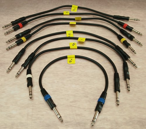 Guitar patch cable - patch, 12"–