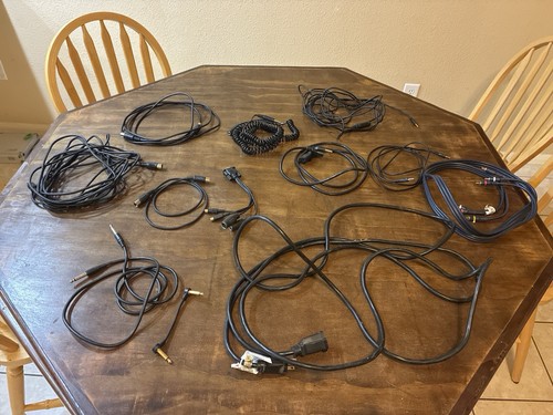Lot assorted cables rca - of,