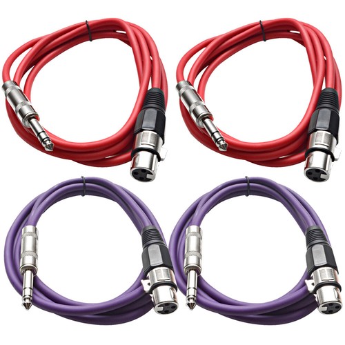 Four xlr female - to,